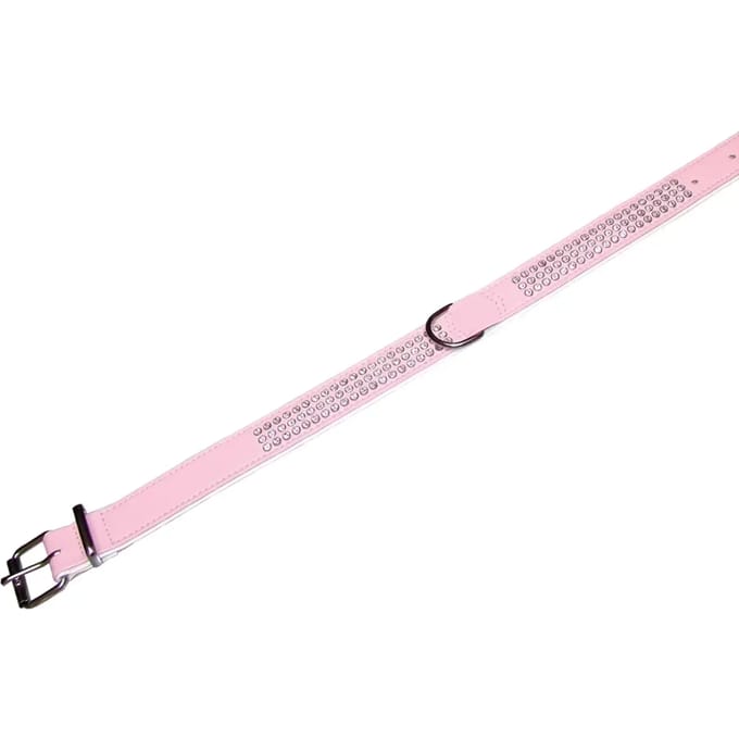 Hondenhalsband Nobby Pet Crystal Dreireihig