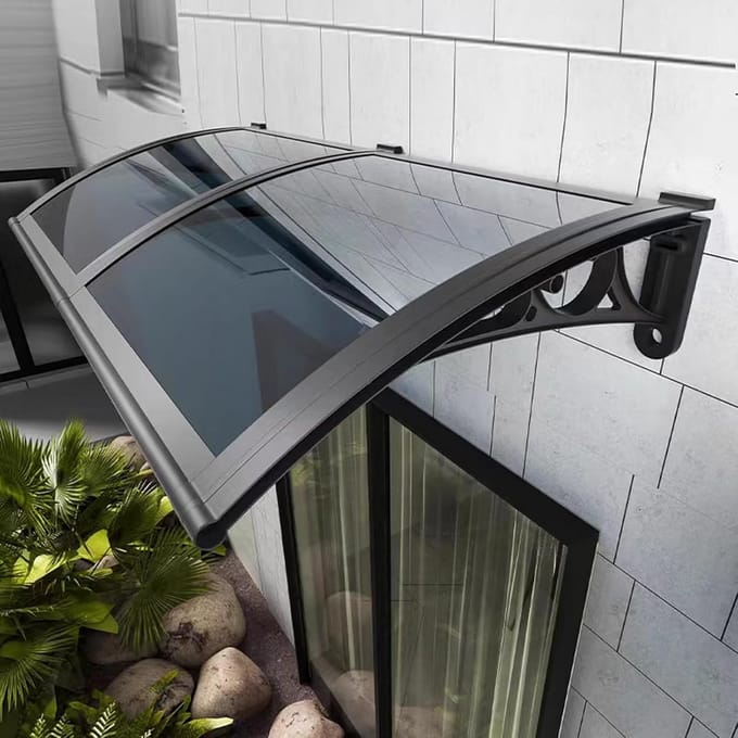 Stevige Deur- en Raamluifel van Polycarbonaat - UV-Bestendig Overkapping