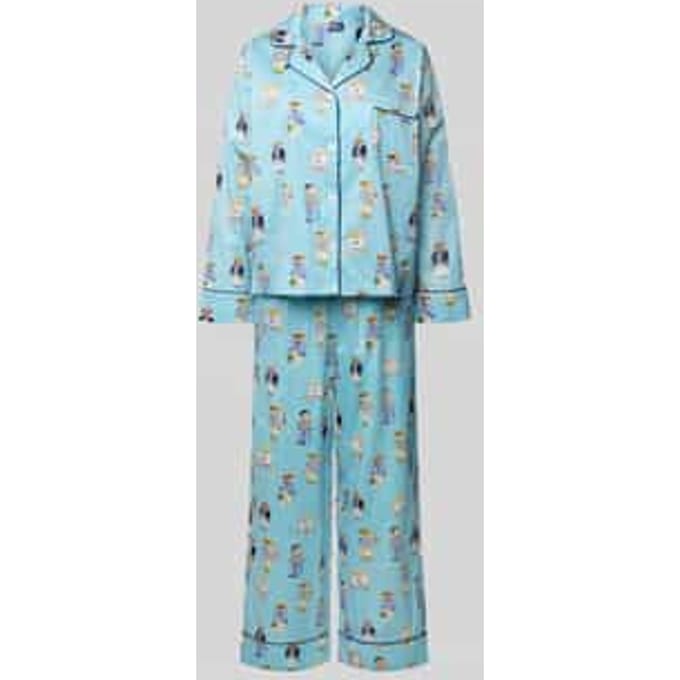 comfort fit pyjama van puur katoen model 'Iconic Bear'