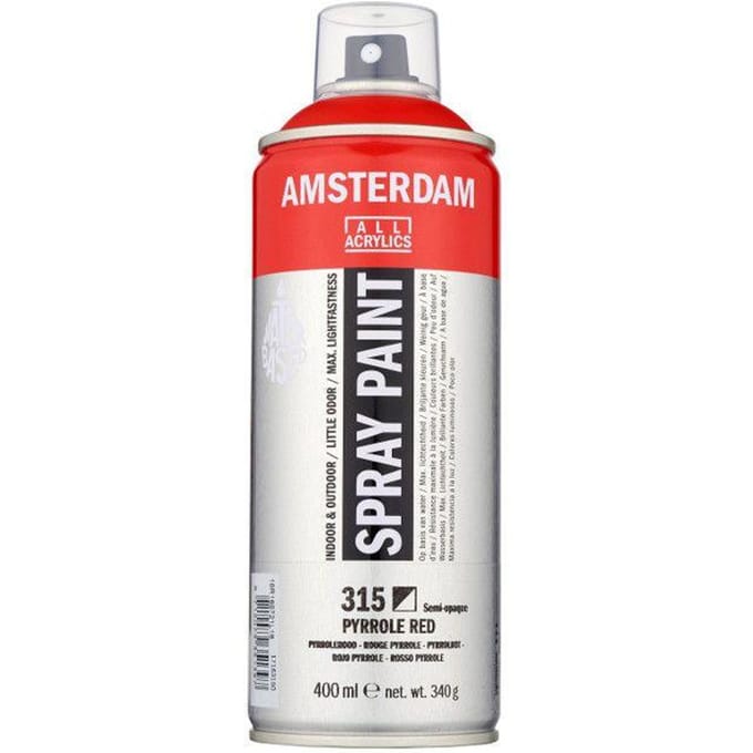 Spuitbusverf - Spraypaint - #315 - Pyrrolerood - Amsterdam - 400ml