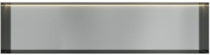 Hotbath &More Inbouwnis - 30 x 120 x 10 cm - Frameless - met LED-verlichting - RVS 316