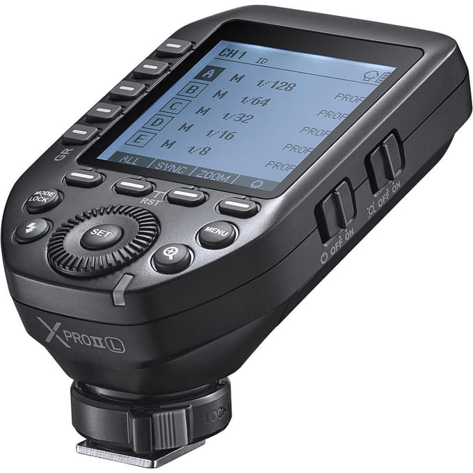 Godox XproIIL 2.4G draadloze flitstriggerzender TTL Autoflash 1/8000s HSS L LCD-scherm Leica