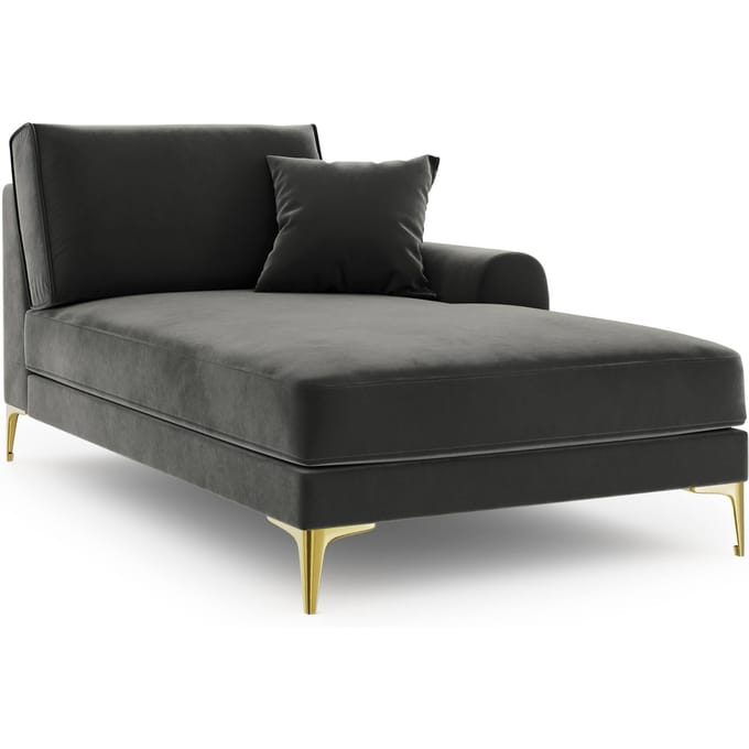 Chaise longue Madara rechts velvet | Mazzini Sofas