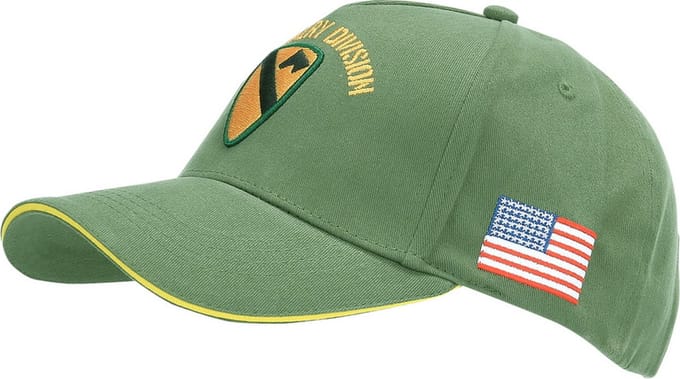 Fostex Garments - Baseball cap US Cavalry WWII 3D (kleur: Groen / maat: NVT)