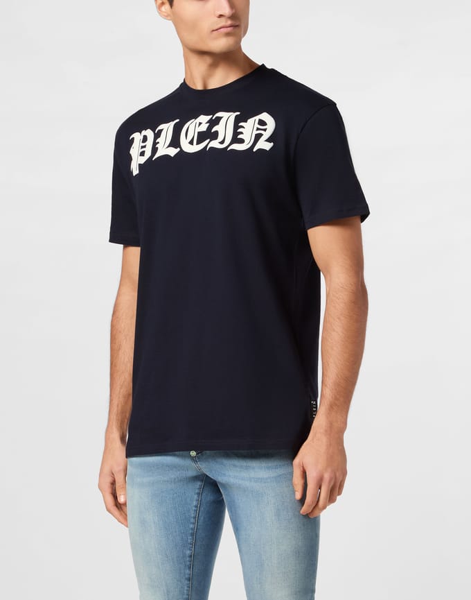 T-Shirt Ronde Hals Gothic Plein