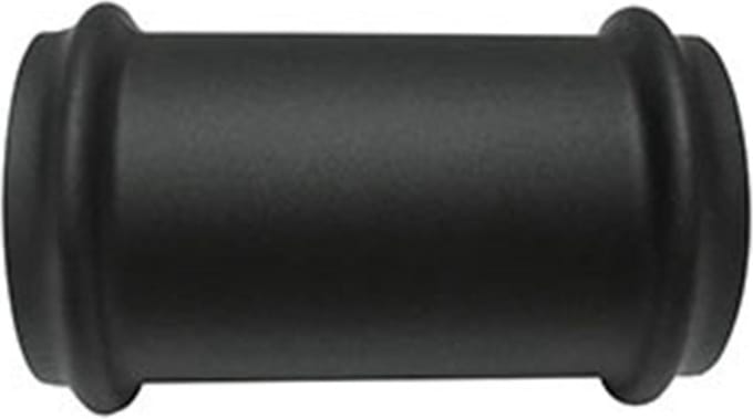 Wiesbaden UniMatch Buisverbinder 32 mm - Mat Zwart