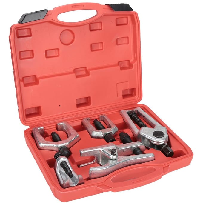 Kit d'outils de réparation de train avant 5 pièces, extracteur de séparateur de rotule de bras de direction noir