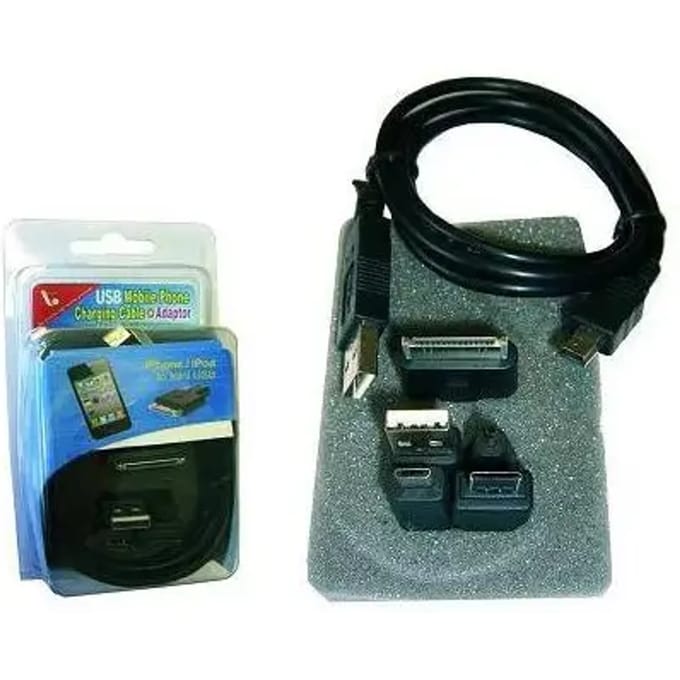 USB-kabel met 5 tips Brazoline