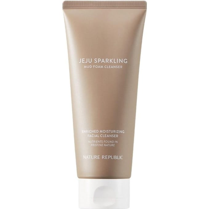 Nature Republic, Jeju Sparkling Foam Cleanser, 300 ml (10.14 fl oz) gray