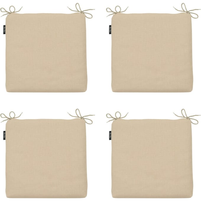 Madison - Zitkussen Beige canvas eco+ - Ca. 40x40 cm - Set van 4