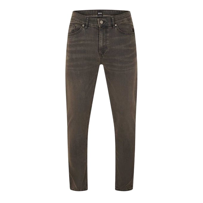 Boss Tabler herenjeans met 5 zakken, slim fit (Donkergrijs)