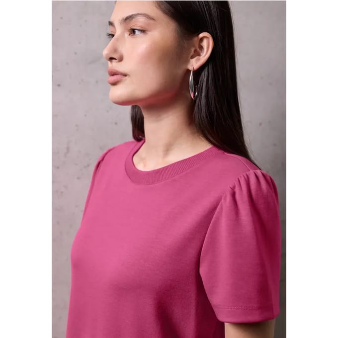 Shirt met mouwen met ruches