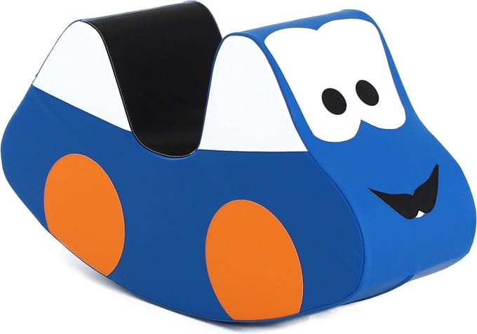 Soft Play Foam Schommel Auto Blauw