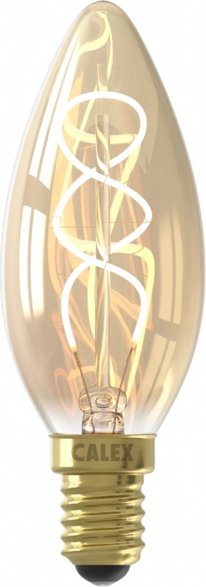 Calex Lichtbron B Kaars - Glas - Goud - 0 x 0 x 0 cm (BxHxD)