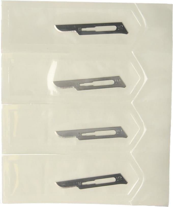 Malteser Scalpelmesjes 5cm steriel 1015/15 4 Stuks