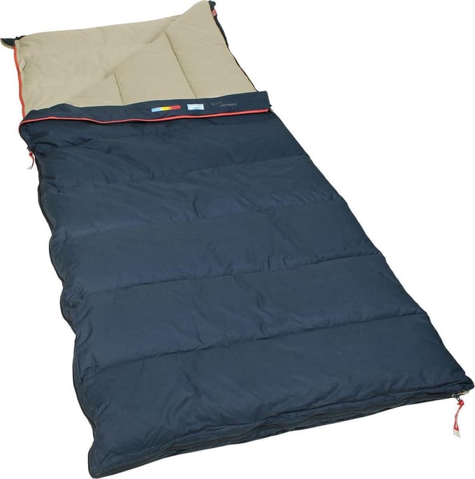 Polydaun Stormvogel - slaapzak - GRS 3D Polarsoft® vulling - navy/mist - 85x210 cm