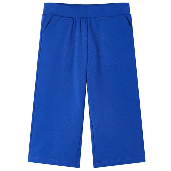 vidaXL - Kinderbroek - met - wijde - pijpen - 128 - kobaltblauw