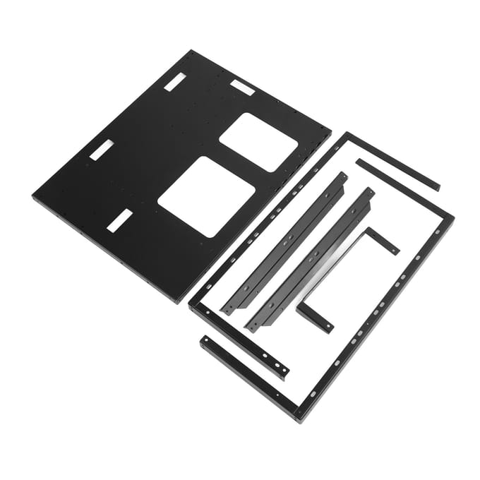 ATX Open Chassis Behuizing Rack Stapelbaar Ondersteunt X79 X99 Dual Channels Gaming PC Behuizing Open Frame voor black