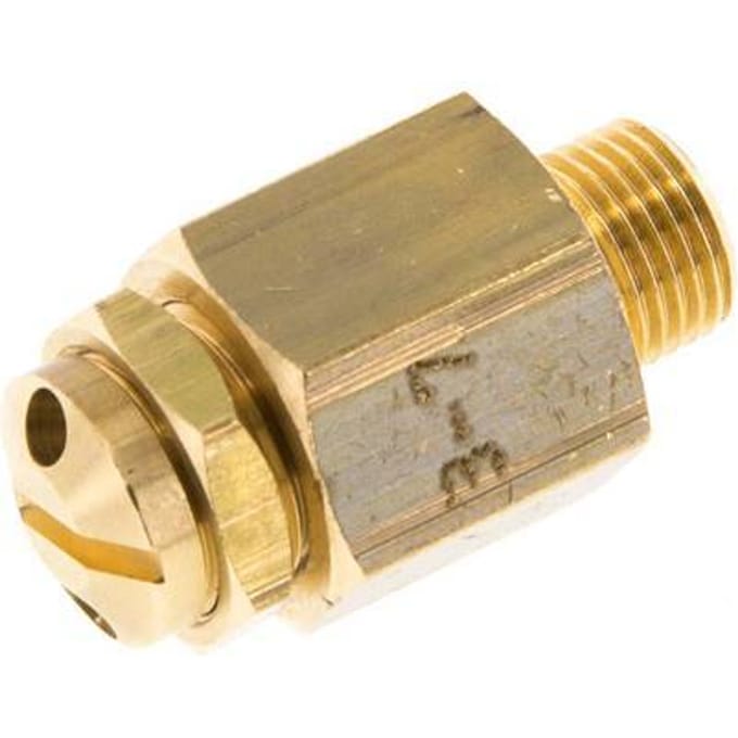 G 1/8'' Messing instelbare veiligheidsklep 3-7 bar (43,51-101,53 psi)
