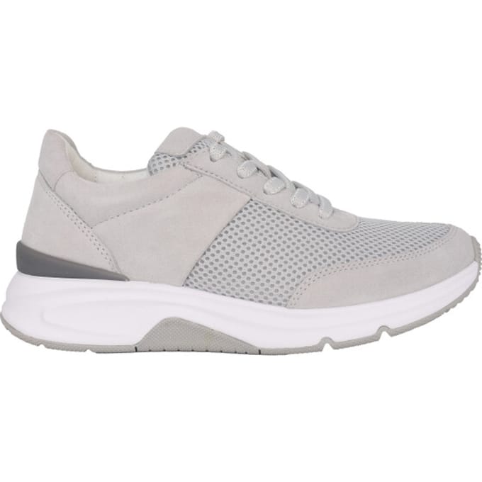 Gabor rollingsoft sensitive 66.897.40 - dames rollende wandelsneaker - Grijs - maat 37 (EU) 4 (UK)