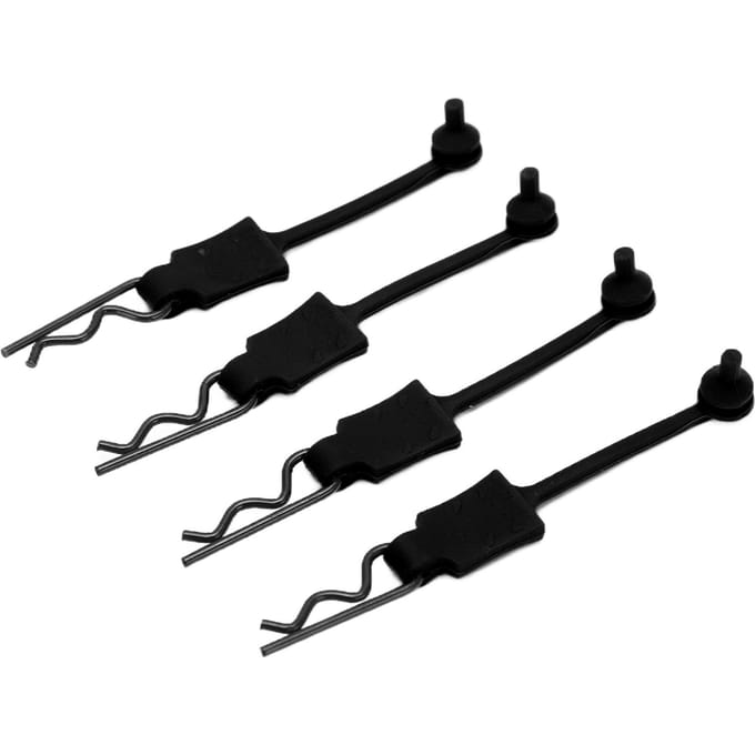 4 Stuks 1 10 RC Auto Clips Pinnen Universeel Auto Shell Bout Vergrendeling Clip Vervanging Model Auto Shell Accessoire Black zwart
