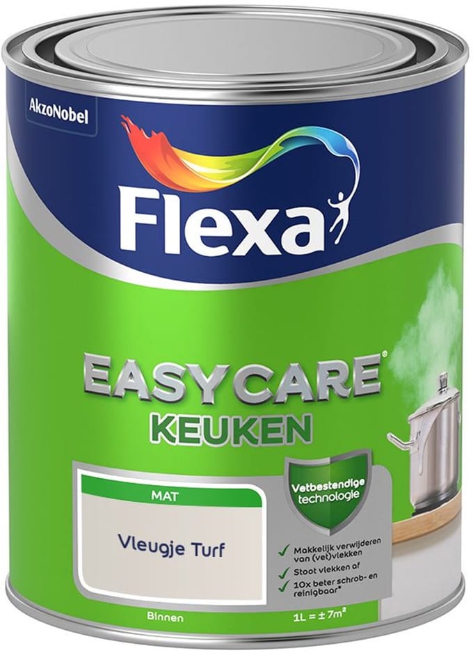 Flexa - Easycare Keuken - Vleugje Turf - Mengverf - 1 L