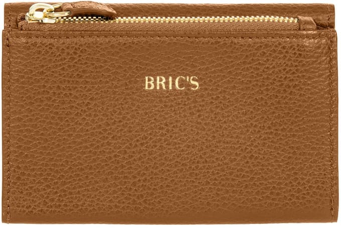 BRIC'S Leren portemonnee Gondola Fioraliso Wallet Leather Lichtbruin