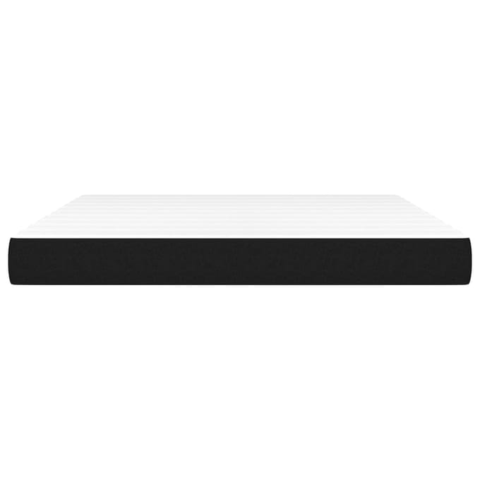 vidaXL - Pocketveringmatras - medium - 180x200x20 - cm - stof - zwart