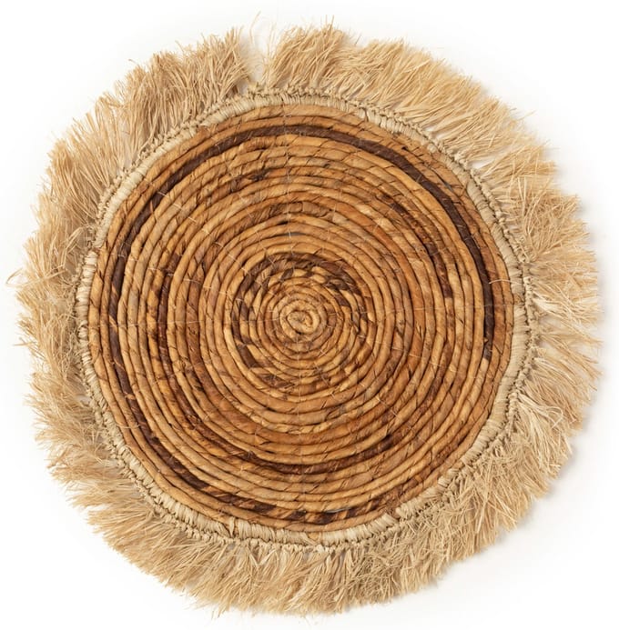 The Banana Raffia Placemat - Natural