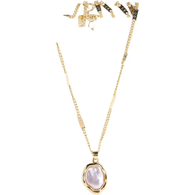 Gouden ketting met hanger vrouw 24 Colours