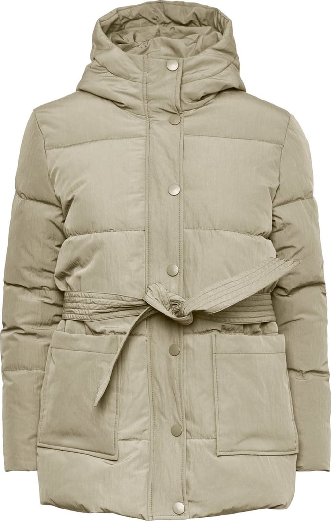 PIECES PCNIDONE NEW TIE BELT JACKET Dames Jas - Maat XL