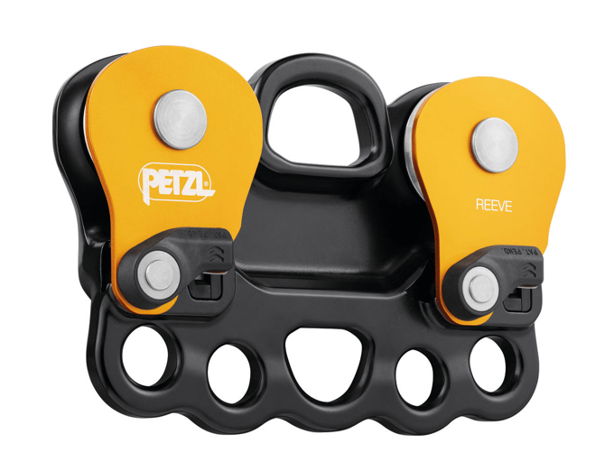 Petzl REEVE Yellow – Geïntegreerde Katrol 13 mm & 8 KN