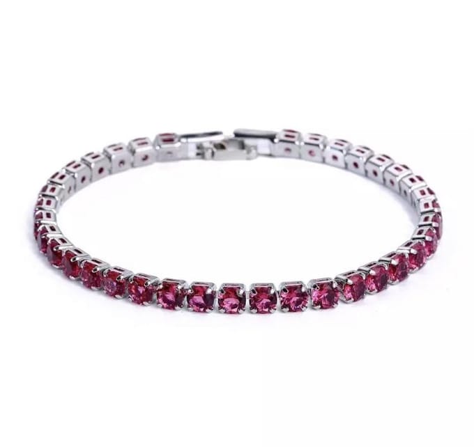 Jomide Armband - Tennis - Rood - 1 delig