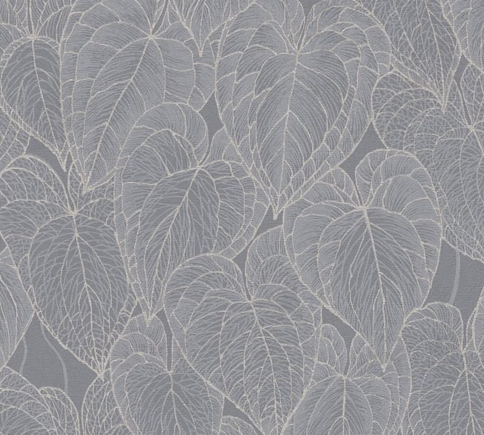 BLADEREN BEHANG | Botanisch - Grijs Zilver - Living Walls Daniel Hechter 7