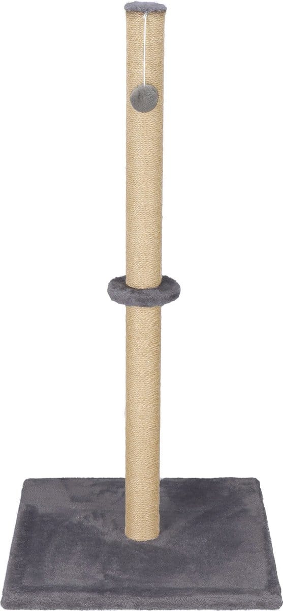 Springos Krabpaal - Voor Katten - Meubelbescherming - 75 cm - Bruin/Donkergrijs