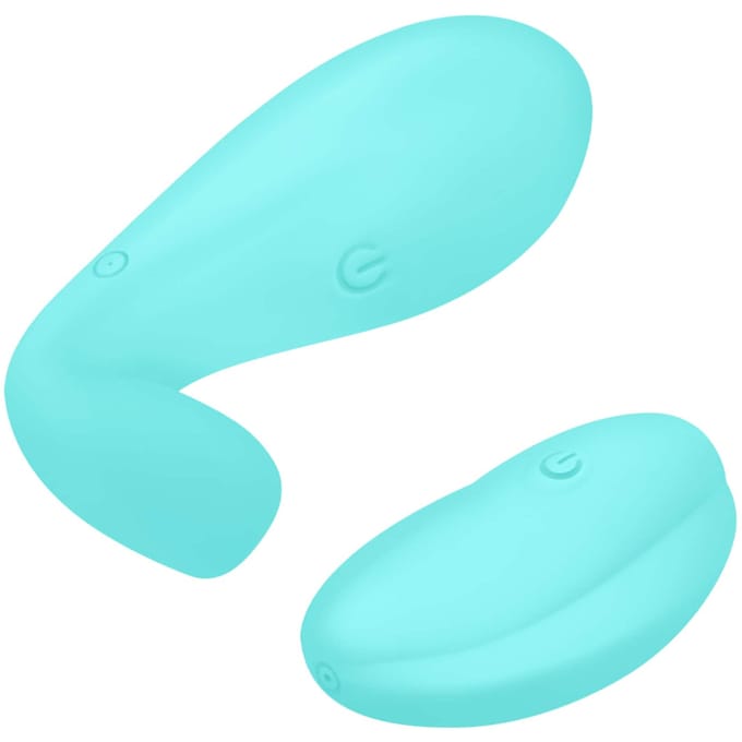 EIS, vibrator, 'Vibro-ei met radioafstandsbediening', 10 programma's, waterdicht (IPX7), mint