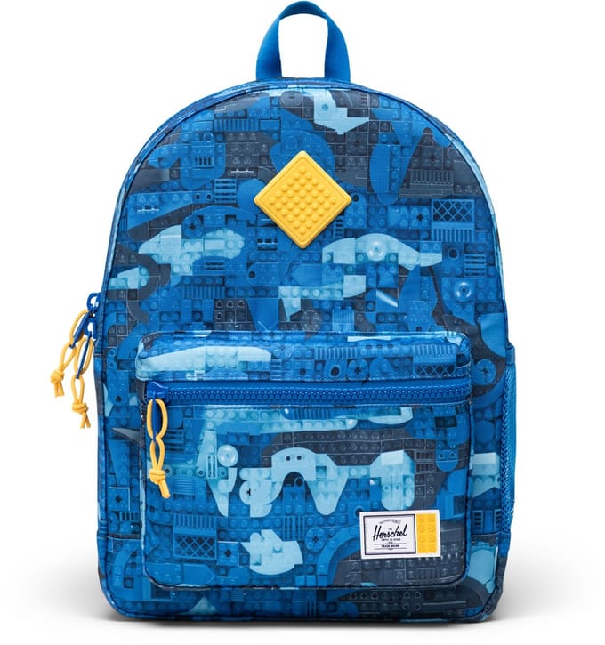 Herschel vrijetijdsrugzak rugzak LEGO Heritage Kids Backpack 20L Abstract Bricks Blue blauw
