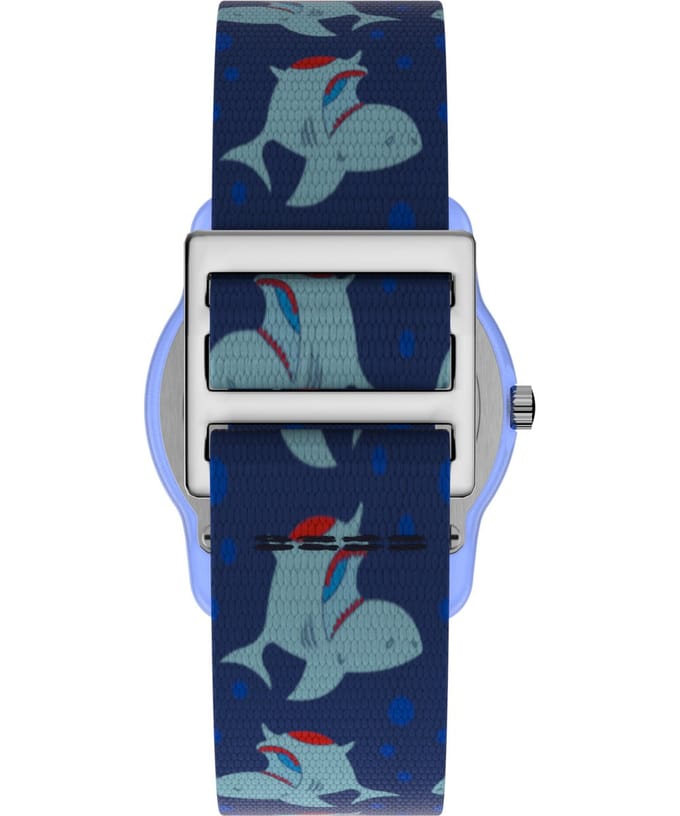 Timex Time Machines TW7C13500 Horloge - Textiel - Blauw - Ø 29 mm