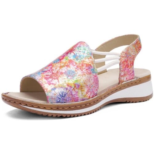 Sandalen met sleehak Ara -