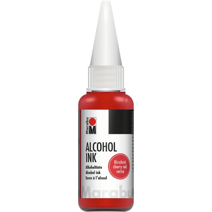 Marabu Alcohol Ink permanente inkt, kersrood