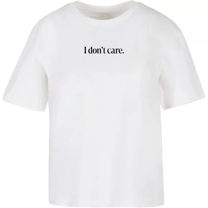 Dames-T-shirt Miss Tee I Don't Care