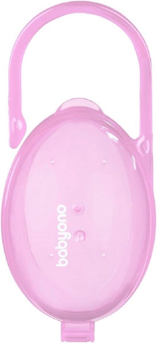Baby Ono Roze Fopspeen Doos Met Handgreep 528/04