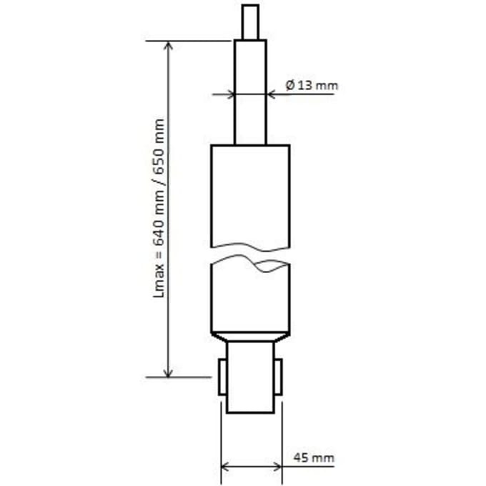 Schokdemper Excel-G KYB 3448025
