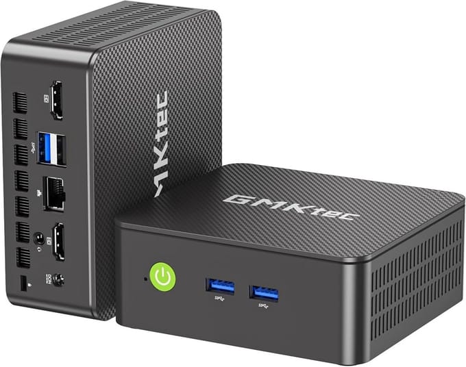 Mini PC Desktop Computer met N95 Processor, 16GB RAM en 512GB SSD - 4K Dual HDMI