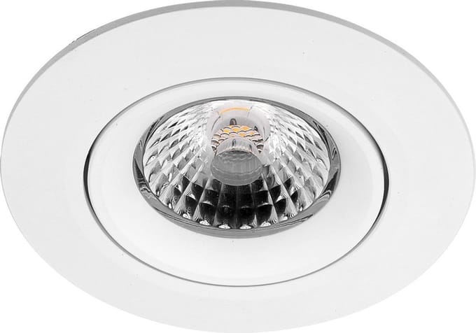 Inbouwspot IP44 8W 38° dimbaar 1800-3000K Wit