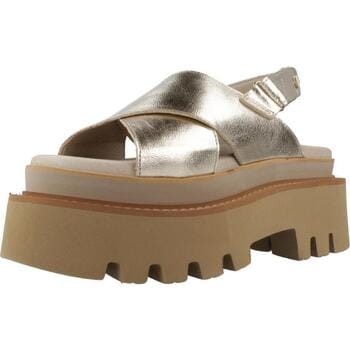 Sandalen met sleehak Yellow Odette