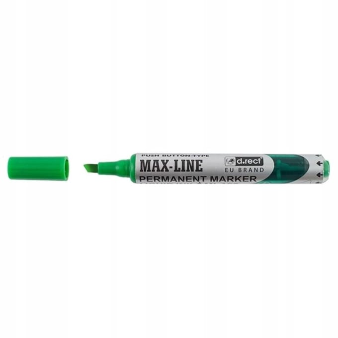 D.rect ML100 Permanente Marker Groen - Schuin Punt