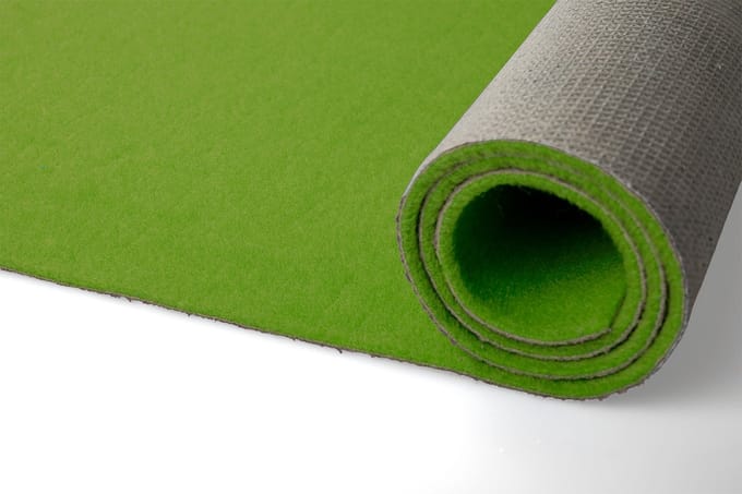 GJ Floors - Premium loper Dallas | Appelgroen - Breedte x Lengte: 2 meter / 10 meter