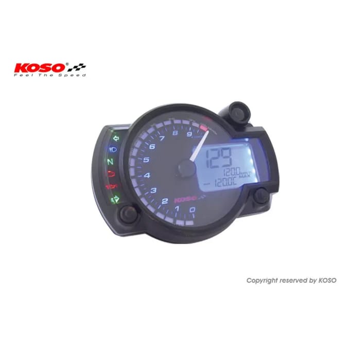 Multifunctionele digitale motorfiets teller Koso RX2N+ GP Style universel