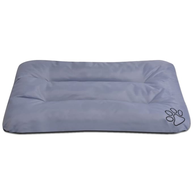 vidaXL - Hondenmatras - maat - XL - grijs